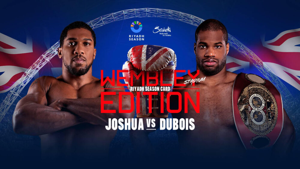 WIN 2 TICKETS FOR ANTHONY JOSHUA VS DANIEL DUBOIS AT WEMBLEY!!