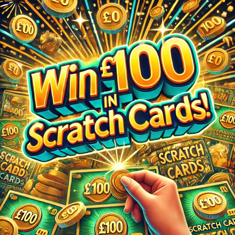 Win £100 SRATCH CARD BUNDLE!!